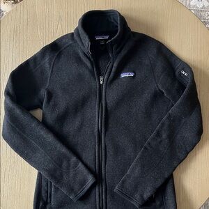 Patagonia Women’s Black Better Sweater Full-Zip Jacket, Size Small